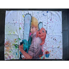 Chainsaw Man textil poszter